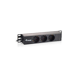 Equip Steckdosenleiste 10" 1U. 3fach franz. 250V max 3500W