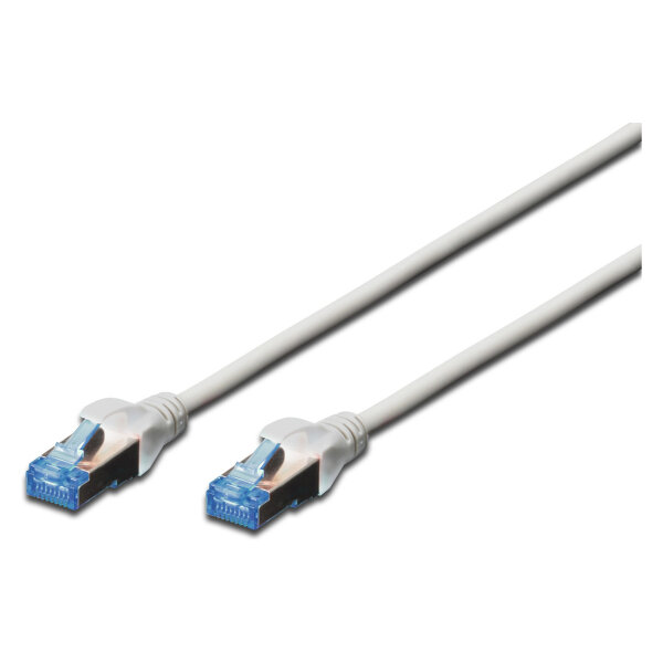 DIGITUS Patchkabel Cat5e SF/UTP Ste. RJ45 3,00m grau Polybeutel