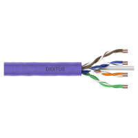 DIGITUS Instal-kab Cat6 U/UTP tw.Pair 305m violett