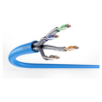 DIGITUS Instal-kab Cat6a U/FTP tw.Pair 305m blau