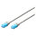 DIGITUS Patchkabel RJ45 U/UTP Cat5e 1.00m weiß Hebelschutz Polybeutel