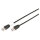DIGITUS Patchkabel Cat6 S/FTP 2xRJ45 3.0m schwarz Outdoor