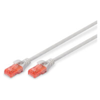 DIGITUS Patchkabel Cat6 U/UTP 2xRJ45 2.0m grau LSZH