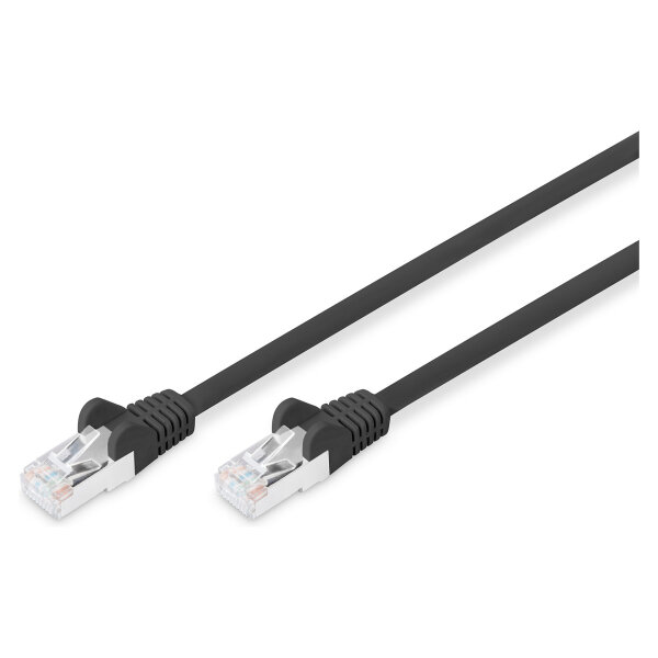 DIGITUS Patchkabel CAT6 S/FTP 2xRJ45 3.0m schwarz LSZH