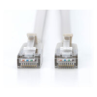 DIGITUS Patchkabel CAT 6A F/FTP Slim 3,00m grau
