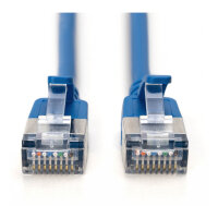 DIGITUS Patchkabel CAT 6A F/FTP Slim 2,00m blau