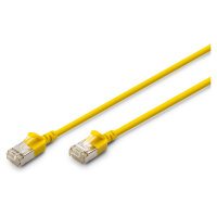 DIGITUS Patchkabel CAT 6A F/FTP Slim 1,50m gelb