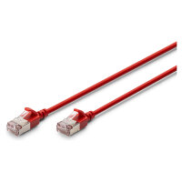 DIGITUS Patchkabel CAT 6A F/FTP Slim 1,50m rot