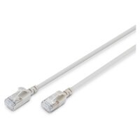 DIGITUS Patchkabel CAT 6A F/FTP Slim 1,00m grau