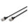 DIGITUS Patchkabel CAT 6A F/FTP Slim 0,50m schwarz