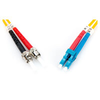 DIGITUS LWL Patchkabel LC -> ST 3.00m Singlemode Duplex OS2