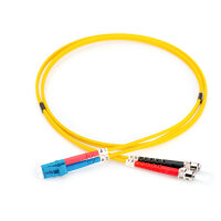 DIGITUS LWL Patchkabel LC -> ST 3.00m Singlemode Duplex OS2