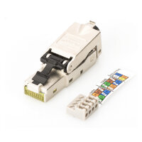 DIGITUS Stecker RJ45 Cat6a zur Feldkonfektionierung