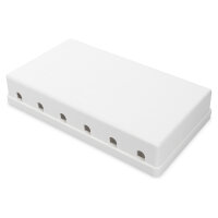 DIGITUS Gehäuse für Keystone Jacks 6-Port....