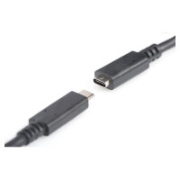 DIGITUS USB 2.0 Verlängerungskabel Typ C -C St/Bu 2.0m, sw