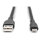DIGITUS USB 2.0 Kabel Typ A-Lightning Silikon 1m MFI schwarz