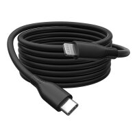 DIGITUS USB 2.0 Kabel Typ C-Lightning Silikon 2m MFI schwarz