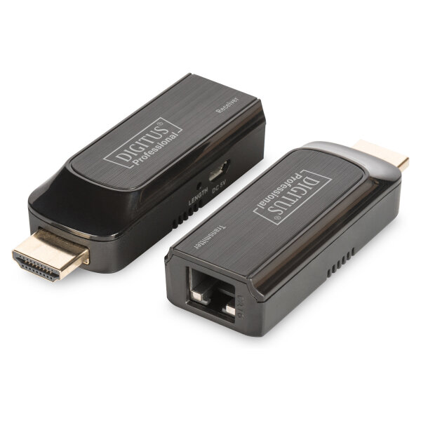 DIGITUS HDMI Extender Set Cat6/6a/7 Full HD bis 50m StromUSB