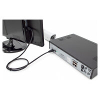 DIGITUS HDMI-Kabel A->A Ethernet St/St 5.0m schwarz 4K