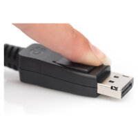 DIGITUS DisplayPort Anschlusskabel 3m 8K schwarz