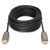DIGITUS HDMI AOC Hybrid Glasfaserkabel UHD 8K 10m schwarz