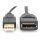 DIGITUS 4K HDMI Adapter - HDMI auf DisplayPort 0,2m schwarz