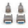 DIGITUS HDMI AOC Hybrid Glasfaserkabel 4K abnehmbar 20m schw