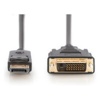 DIGITUS DisplayPortKabel DPort -> DVI(24+1) St/St 8K 3m inte bulk