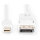 DIGITUS DisplayPortKabel miniDP -> DPort St/St 2m 1.1a weiß Polybeutel