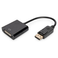 DIGITUS DisplayPort Adapter DPort -> DVI(24+5) St/Bu 0.15m