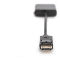 DIGITUS DisplayPort Adapter DPort -> DVI(24+5) St/Bu 0.15m