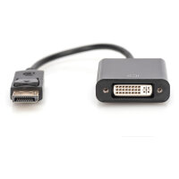 DIGITUS DisplayPort Adapter DPort -> DVI(24+5) St/Bu 0.15m