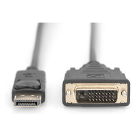 DIGITUS DisplayPortKabel DPort -> DVI(24+1) St/St 8K 2m 1.1a
