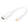 DIGITUS DisplayPortKabel miniDP -> HDMI-A St/Bu 0.15m weiß