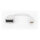 DIGITUS DisplayPort Kabel, mini DP - DP St./Bu. 0,15m weiß