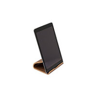 TERRATEC Tabletständer Holzeins braun Echtholz