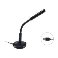 Equip Tischmikrofon+Einstellbarer Winkel mit USB Anschluss