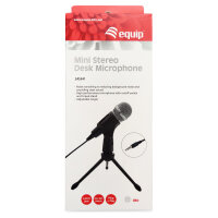 Equip Tischmikrofon+Einstellbarer Winkel mini 3.5mm Klinke