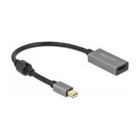 DELOCK Aktiver mini DisplayPort 1.4 zu HDMI Adapter 4K 60Hz HDR
