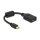 DELOCK Adapterkabel mini DisplayPort St > DisplayPort Bu black