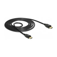 DELOCK Kabel Displayport 1.2 Stecker > Displayport Stecker 4K 60 Hz 1.5 m schwarz