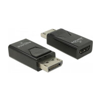 DELOCK Adapter DisplayPort 1.2 Stecker zu HDMI Buchse 4K...