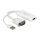DELOCK Adapter VGA + Audio zu HDMI mit Kabel
