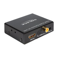 DELOCK Adapter HDMI zu HDMI + Audio Extractor 4K