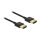DELOCK Kabel HDMI A Stecker HDMI A Stecker High Speed with Ethernet 3D 4K 2.0 m Premium Slim Delock