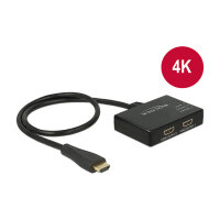 DELOCK HDMI Splitter 1 x HDMI in > 2 x HDMI out 4K