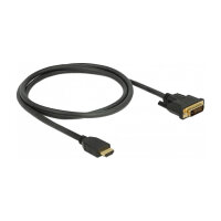 DELOCK HDMI zu DVI 24+1 Kabel bidirektional 1 m