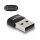 DELOCK USB 2.0 Adapter USB Typ-A St > USB Type-C Bu schwarz