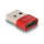 DELOCK USB2.0 Adapter USB Typ-A Stecker zu USB Type-C Bu rot