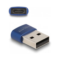 Delock USB2.0 ADA USB Typ-A Stecker zu USB Type-C BU blau